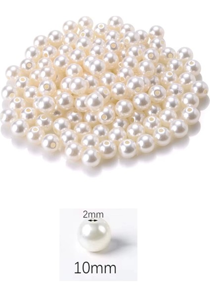 250 Gram 10MM Krem Renk Plastik İnci Boncuk Çanta ve Takı Yapım Boncuğu (~475 Adet) fiyatları
