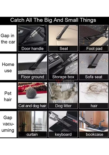 Bmw 4 Serisi Coupe G22 2020-2021-2022-2023-2024-2025 Yüksek Emiş Gücü ve Üfleme Özellikli Mini Süpürge
