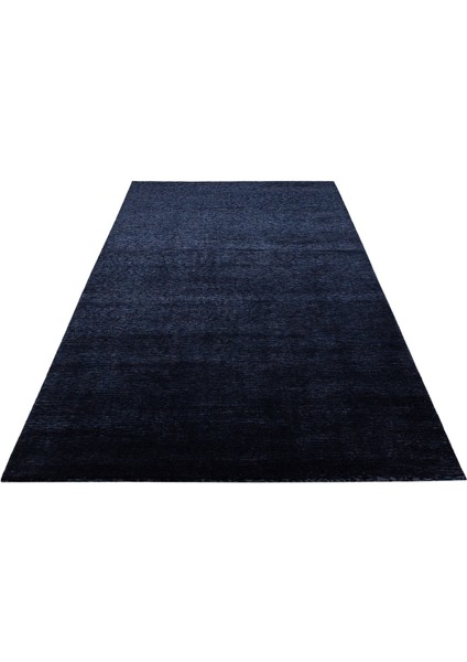 San Severo Modern Lacivert Yün Dikdörtgen El Dokuma fırsatları