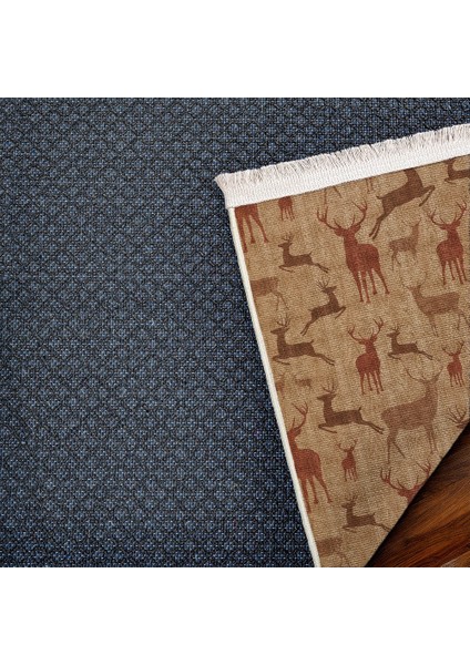 Figürlü Kahverengi Pamuk Dikdörtgen Modern Desenli Pamuk Makinada Yıkanabilir Hav Toz Vermez Leke Tutmayan Kaymaz Taban Dijital Makine Baskı Salon Yolluk Mutfak Halı indirimleri