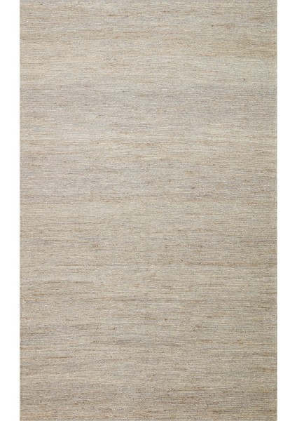 Urvashi Düz Gri Pamuk Dikdörtgen El Dokuma