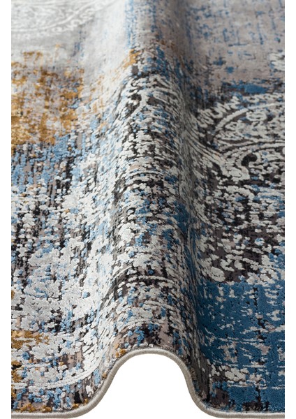 Meera Eskitme Gri Akrilik Dikdörtgen Modern Desenli Akrilik Hav Vermeyen Leke Tutmayan Kolay Temizlenen Yumuşak Makine Salon Yolluk Mutfak Halı modelleri