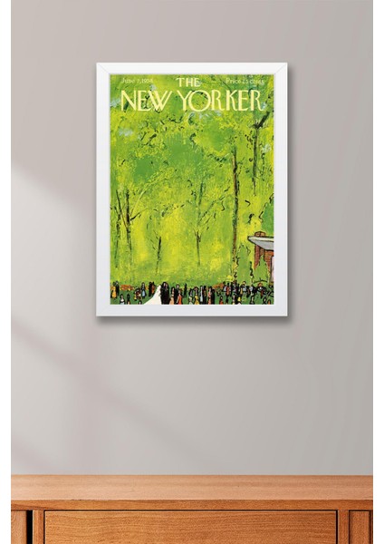 The New Yorker Çerçeveli Tablo June 7 1958 - Ormanda Düğün Tablosu fiyatları