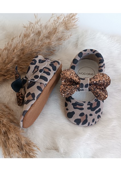 Alice Taşlı Leopar Hakiki Deri Mokasen modelleri
