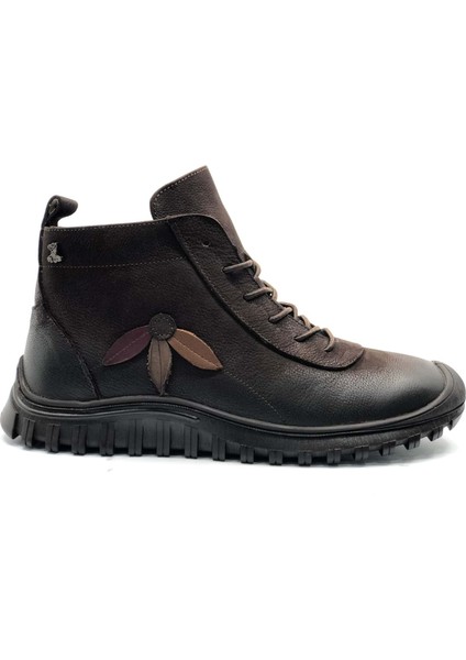 Punka Hakiki Deri Kaymaz Taban Ortopedik Kadın Bot fiyatları
