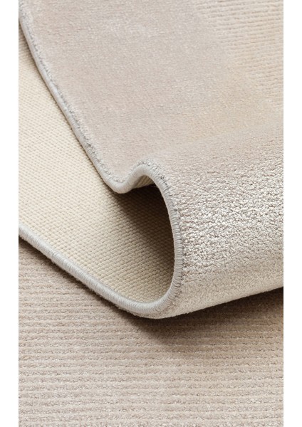 Anjali Çerçeveli Vizon Viskon Dikdörtgen Modern Desenli Akrilik Hav Vermeyen Leke Tutmayan Kolay Temizlenen Yumuşak Makine Salon Yolluk Mutfak Halı