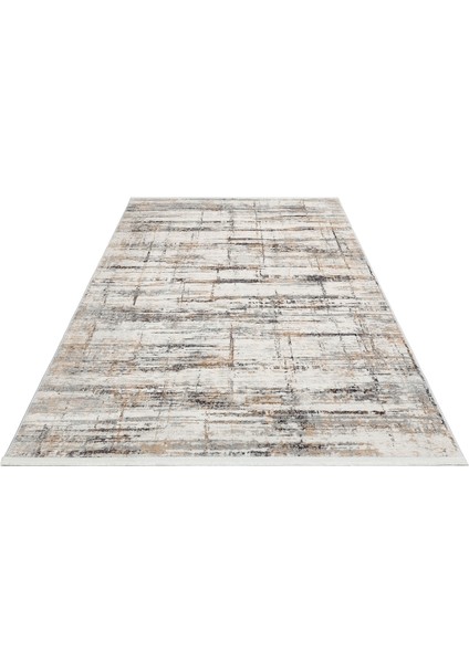 Krem Modern Etnik Desenli Poliproplen Hav Vermeyen Leke Tutmayan Kolay Temizlenen Yumuşak Makine Salon Yolluk Mutfak Halı modelleri