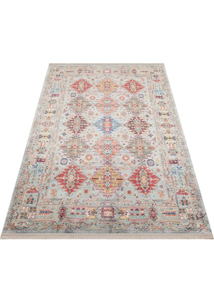 Tulln Mavi Eskitme Etnik Modern Desenli Hav Vermeyen Leke Tutmayan Kolay Temizlenen Yumuşak Makine Salon Yolluk Mutfak Halı fiyatları