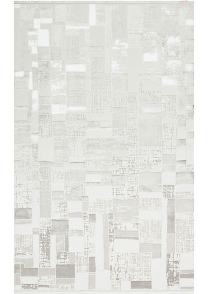 El Cajon Krem Geometrik Etnik Modern Desenli Hav Vermeyen Leke Tutmayan Kolay Temizlenen Yumuşak Makine Salon Yolluk Mutfak Halı