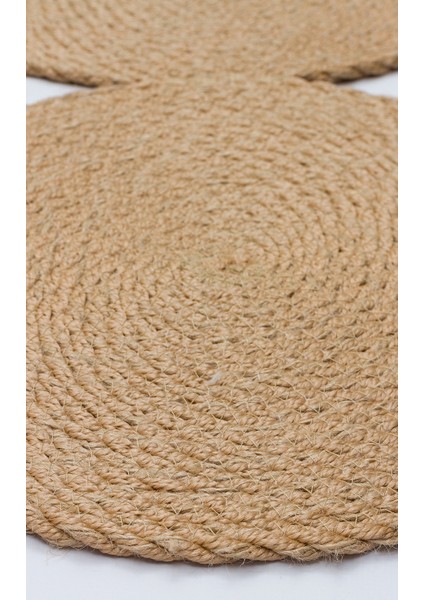 Bej Geometrik Etnik Modern Desenli Pamuk Jüt Halı modelleri