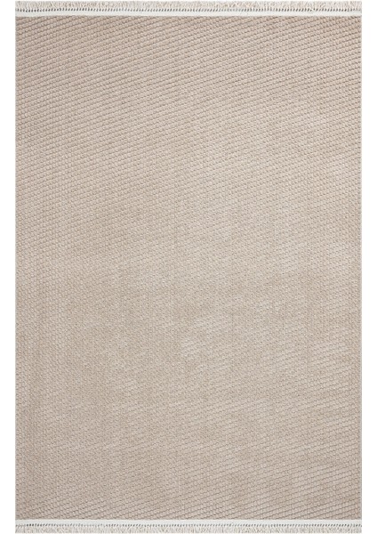 Radiance Çizgili Kahverengi Mikrofiber Dikdörtgen Modern Desenli Akrilik Hav Vermeyen Leke Tutmayan Kolay Temizlenen Yumuşak Makine Salon Yolluk Mutfak Halı