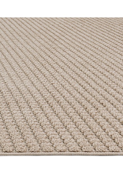 Radiance Çizgili Kahverengi Mikrofiber Dikdörtgen Modern Desenli Akrilik Hav Vermeyen Leke Tutmayan Kolay Temizlenen Yumuşak Makine Salon Yolluk Mutfak Halı fiyatları