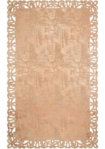 Wals-Siezenheim Bakır Modern Etnik Desenli Deri Halı