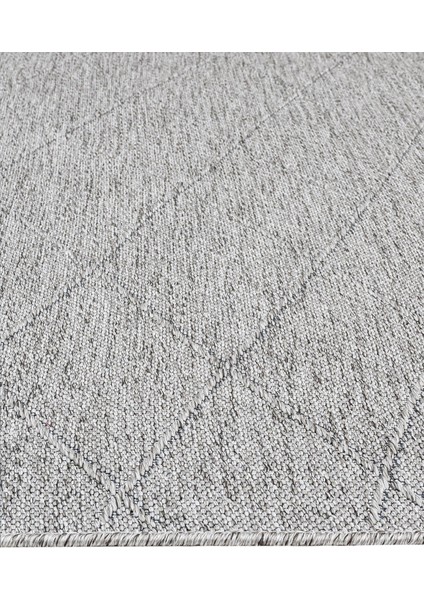 Bloom Geometrik Gri Polyester Dikdörtgen Modern Desenli Akrilik Hav Vermeyen Leke Tutmayan Kolay Temizlenen Yumuşak Makine Salon Yolluk Mutfak Halı modelleri