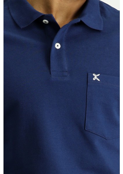 Cepli Polo Yaka Regular Fit Nakışlı Pamuk Tişört indirimleri