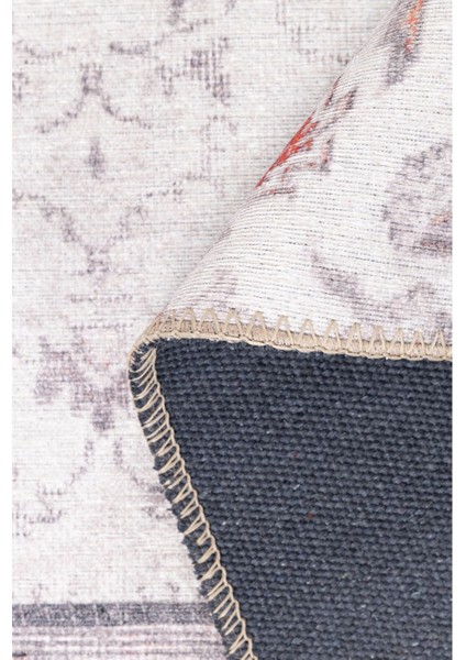 Cardiff Patchwork Pembe Polyester Dikdörtgen Modern Desenli Pamuk Makinada Yıkanabilir Hav Toz Vermez Leke Tutmayan Kaymaz Taban Dijital Makine Baskı Salon Yolluk Mutfak Halı fırsatları
