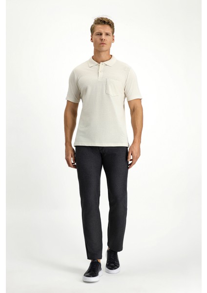 Cepli Polo Yaka Regular Fit Nakışlı Pamuk Tişört fiyatları