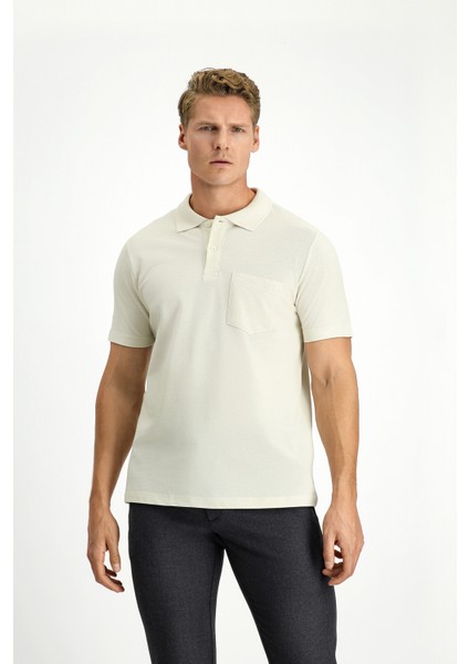 Cepli Polo Yaka Regular Fit Nakışlı Pamuk Tişört modelleri