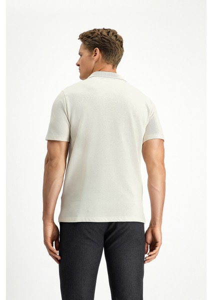 Cepli Polo Yaka Regular Fit Nakışlı Pamuk Tişört fırsatları