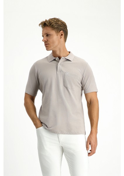 Cepli Polo Yaka Regular Fit Nakışlı Pamuk Tişört modelleri