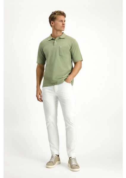 Cepli Polo Yaka Regular Fit Nakışlı Pamuk Tişört fiyatları