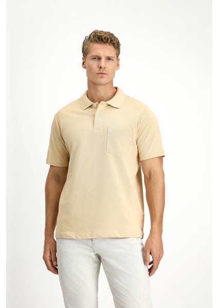 Cepli Polo Yaka Regular Fit Nakışlı Pamuk Tişört fiyatları