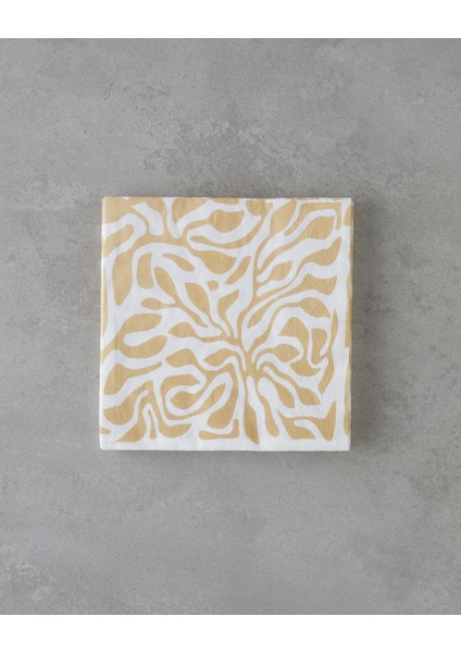 Fleurwave Kağıt 20'li Kağıt Peçete 33X33 cm Bej