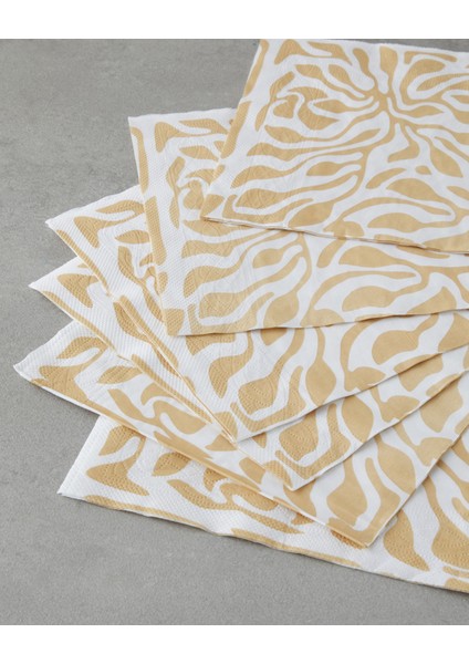 Fleurwave Kağıt 20'li Kağıt Peçete 33X33 cm Bej fiyatları