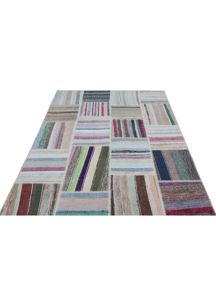 Iskece Bej Patchwork Yün Modern Desenli Yün Hav Toz Vermez Leke Tutmayan Salon Yolluk Mutfak El Dokuma Halı modelleri