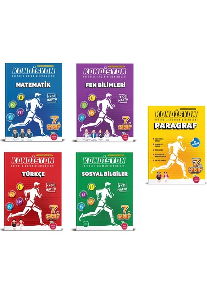 Newton Yayınları 7. Sınıf Tüm Dersler Kondisyon Denemeleri Seti