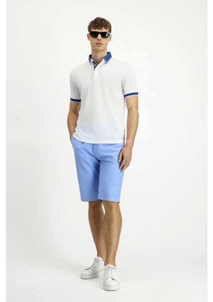 Polo Yaka Regular Fit Desenli Pamuklu Tişört fiyatları