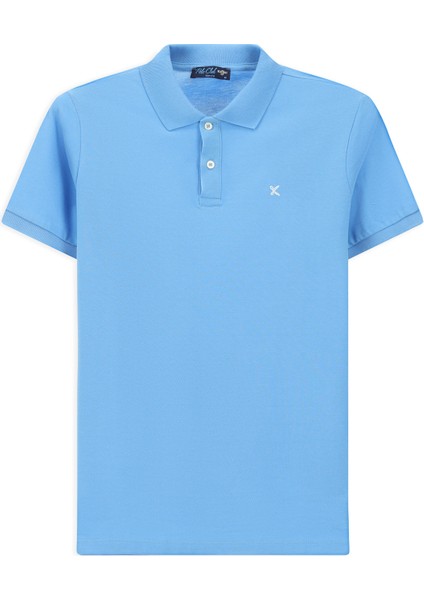 Polo Yaka Slim Fit Dar Kesim Nakışlı Pamuk Tişört indirimleri