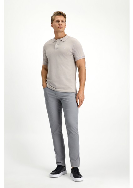 Polo Yaka Slim Fit Dar Kesim Nakışlı Pamuk Tişört modelleri