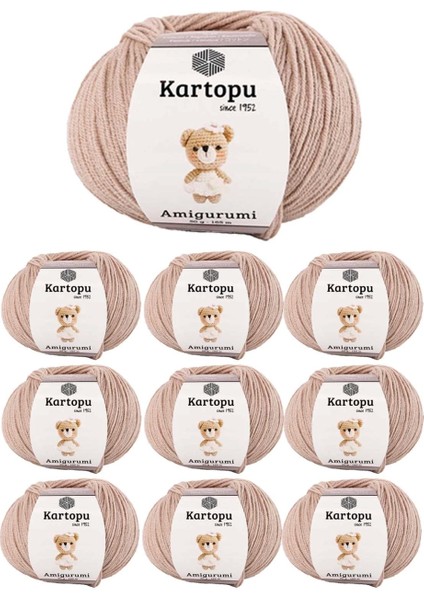 10 Adet Amigurumi El Örgü Ipi 50GR 850