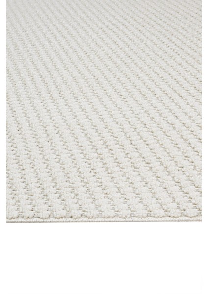 Celestial Çizgili Krem Mikrofiber Dikdörtgen Modern Desenli Akrilik Hav Vermeyen Leke Tutmayan Kolay Temizlenen Yumuşak Makine Salon Yolluk Mutfak Halı modelleri