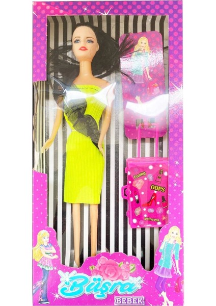 Seyahat Çantalı Büşra Bebek 30CM