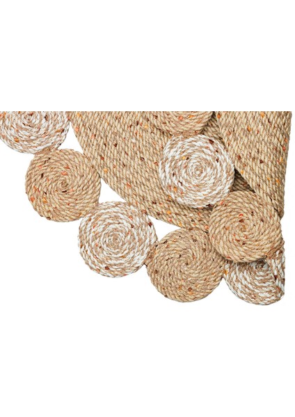 Cary Bej Modern Etnik Desenli Poliproplen Jüt Halı fırsatları