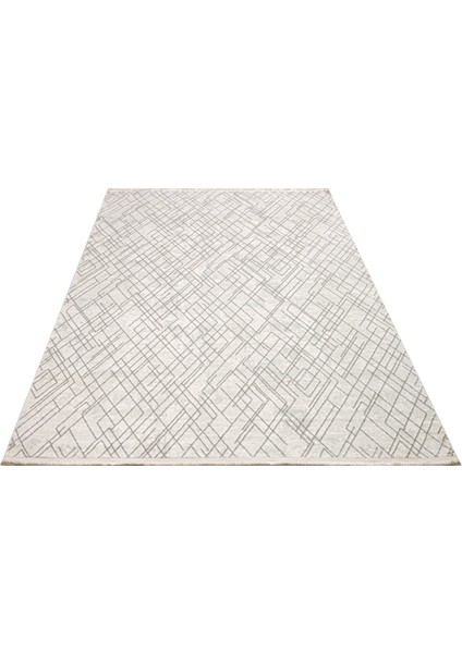 Edena Geometrik Krem Mikrofiber Dikdörtgen Modern Desenli Akrilik Hav Vermeyen Leke Tutmayan Kolay Temizlenen Yumuşak Makine Salon Yolluk Mutfak Halı fiyatları