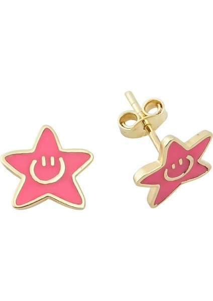 Gülen Yıldız Çocuk Küpesi