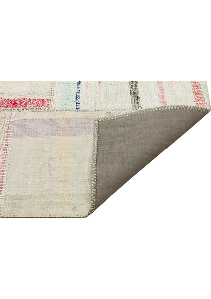 Iskece Bej Patchwork Yün Modern Desenli Yün Hav Toz Vermez Leke Tutmayan Salon Yolluk Mutfak El Dokuma Halı fiyatları