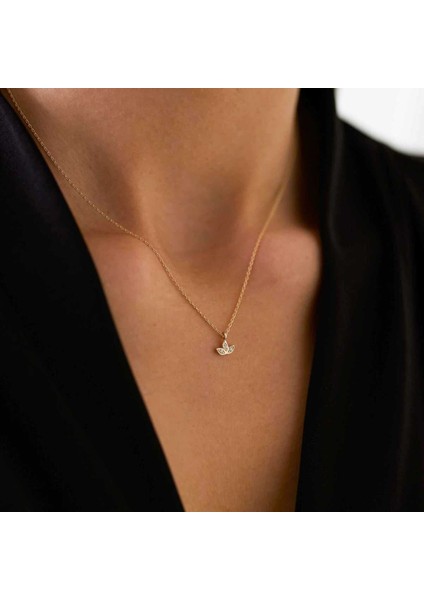 Lotus Çiçeği Kolye