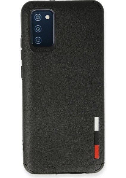 Samsung Galaxy A02S Kılıf Loop Deri Silikon - Siyah - BRNTEK7957-8046