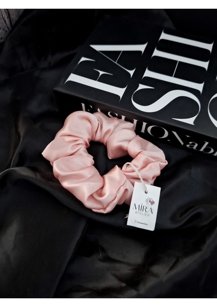 Çocuk Saten Toka - Masal Pembesi – Tekli Lüks Lastik Model Scrunchie fiyatları