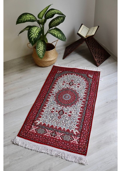 Osmanlı Desen Astarlı Lüks Seccade S1018 Krem fiyatları