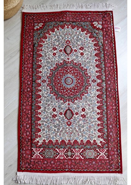 Osmanlı Desen Astarlı Lüks Seccade S1018 Krem modelleri