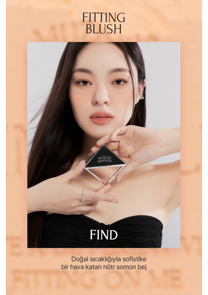 Ciltle Bütünleşen ve Pürüzsüzleştiren, Yumuşak Dokulu Allık Muzıgae Mansıon Fitting Blush (05 Find) fiyatları