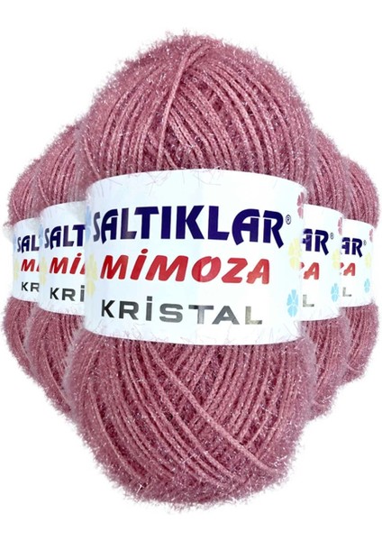 5 Adet Mimoza Kristal Işıltılı Şal Patik Yelek Ipi 28