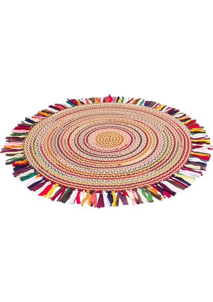 Alexandria Bej Geometrik Etnik Modern Desenli Poliproplen Jüt Halı modelleri