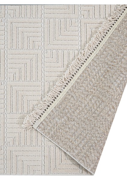 Dreamy Geometrik Bej Mikrofiber Dikdörtgen Modern Desenli Akrilik Hav Vermeyen Leke Tutmayan Kolay Temizlenen Yumuşak Makine Salon Yolluk Mutfak Halı indirimleri