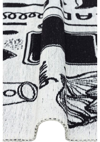 Aconcagua Beyaz Modern Etnik Desenli Pamuk Hav Vermeyen Leke Tutmayan Kolay Temizlenen Yumuşak Makine Salon Yolluk Mutfak Halı modelleri